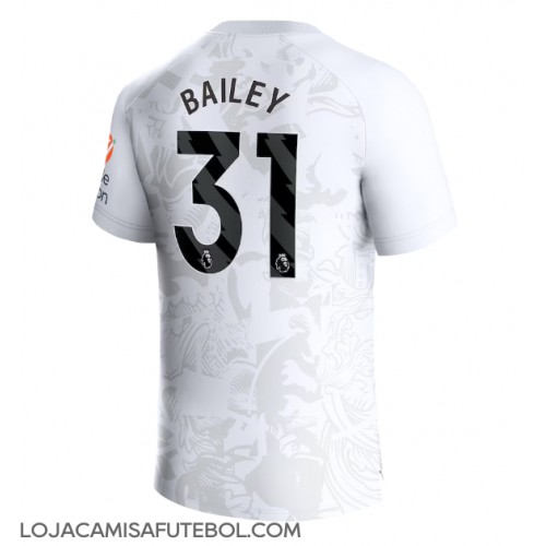 Camisa de Futebol Aston Villa Leon Bailey #31 Equipamento Secundário 2023-24 Manga Curta